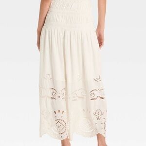 Future Collective Eyelet Maxi Skirt